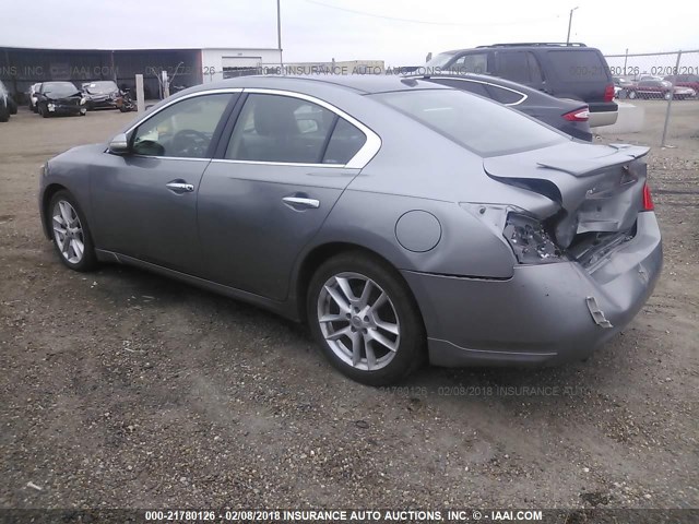 1N4AA51E79C837645 - 2009 NISSAN MAXIMA S/SV SILVER photo 3