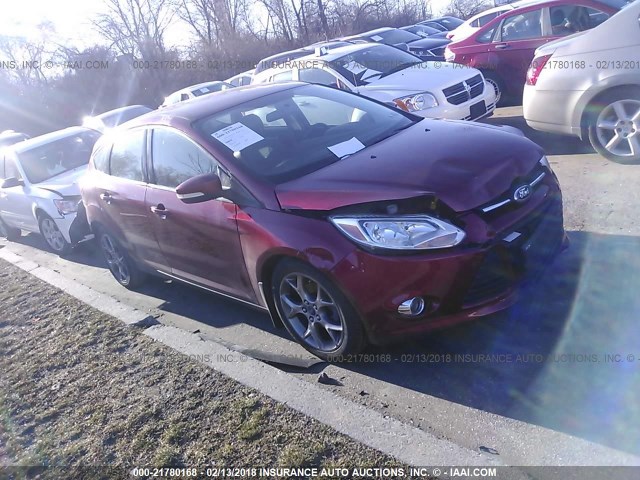 1FADP3K26DL111112 - 2013 FORD FOCUS SE RED photo 1