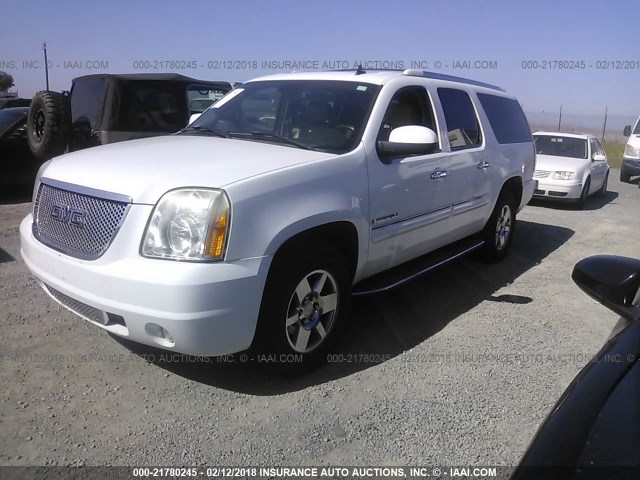 1GKFK66857J269432 - 2007 GMC YUKON XL DENALI WHITE photo 2