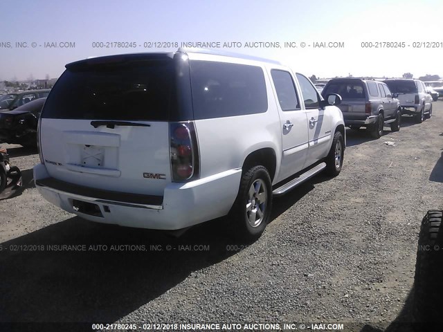 1GKFK66857J269432 - 2007 GMC YUKON XL DENALI WHITE photo 4