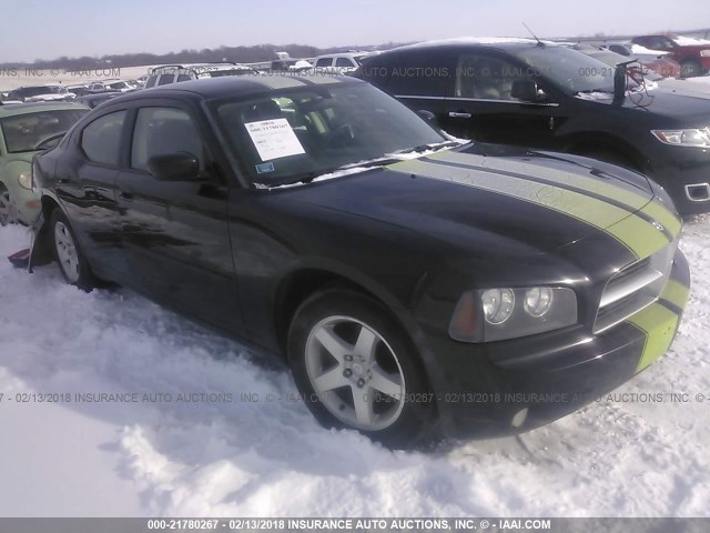 2B3CA3CV6AH165102 - 2010 DODGE CHARGER SXT BLACK photo 1