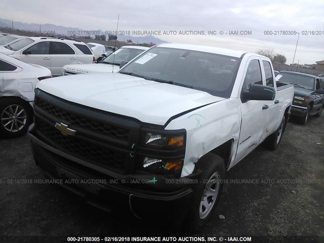 1GCRCPEH0EZ332805 - 2014 CHEVROLET SILVERADO C1500 WHITE photo 2