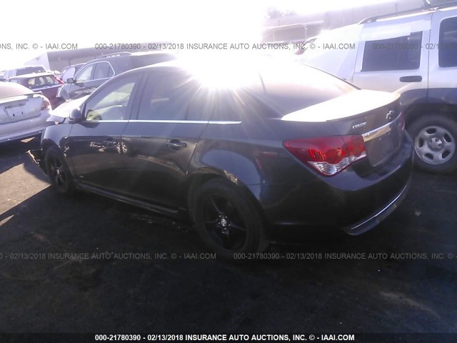 1G1PC5SB4E7356282 - 2014 CHEVROLET CRUZE LT GRAY photo 3