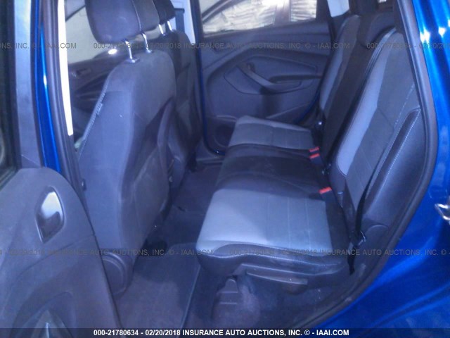 1FMCU0F7XHUC08182 - 2017 FORD ESCAPE S BLUE photo 8