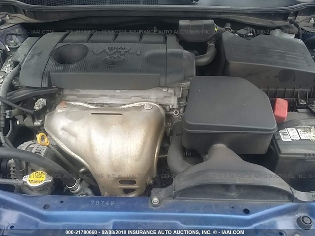 4T1BF3EK5BU729976 - 2011 TOYOTA CAMRY SE/LE/XLE BLUE photo 10