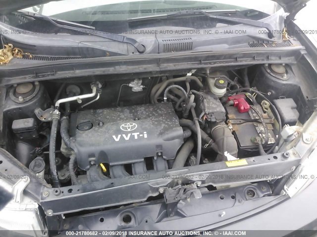 JTLKT334264107704 - 2006 TOYOTA SCION XB შავი ფოტო 10