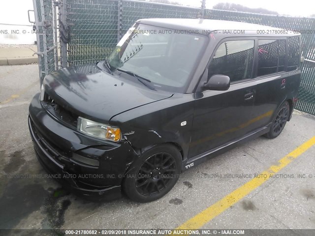 JTLKT334264107704 - 2006 TOYOTA SCION XB შავი ფოტო 2
