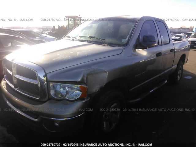 3D7HU18N82G112255 - 2002 DODGE RAM 1500 GOLD photo 2