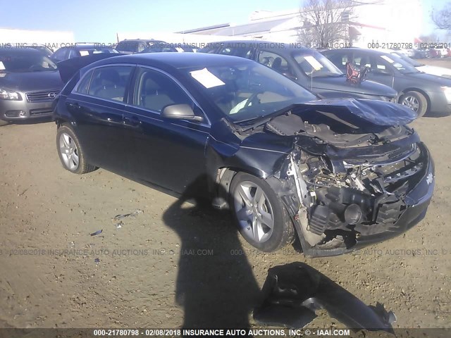 1G1ZB5E14BF100577 - 2011 CHEVROLET MALIBU LS შავი ფოტო 1