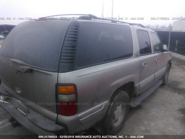 3GKFK16T91G128735 - 2001 GMC YUKON XL K1500 TAN photo 4