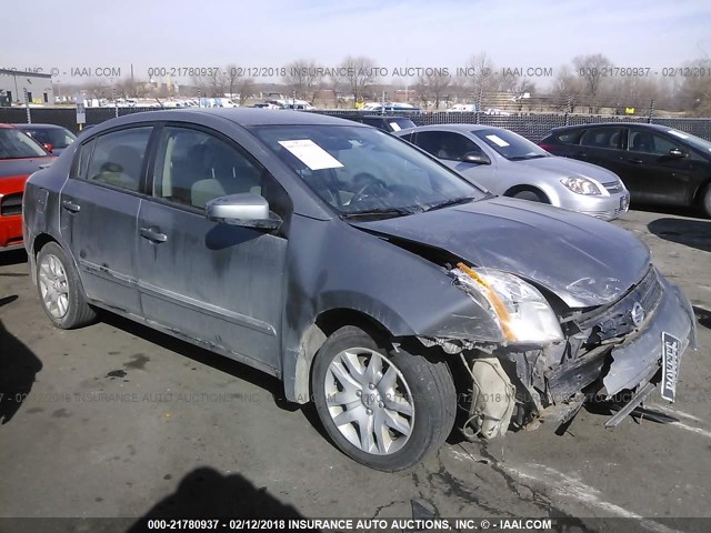 3N1AB6AP3BL607046 - 2011 NISSAN SENTRA 2.0/2.0S/SR/2.0SL GRAY photo 1