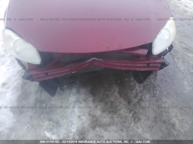 1B3EL46R95N668689 - 2005 DODGE STRATUS SXT RED photo 6