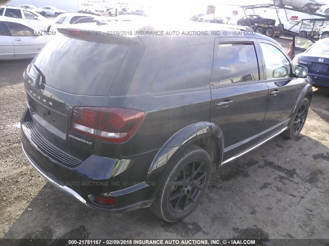 3C4PDDGGXGT108927 - 2016 DODGE JOURNEY CROSSROAD BLACK photo 4