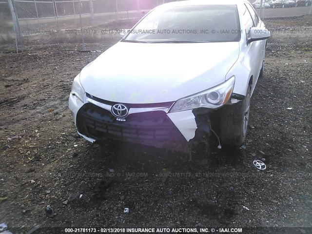 4T4BF1FK9FR480919 - 2015 TOYOTA CAMRY LE/XLE/SE/XSE WHITE photo 6