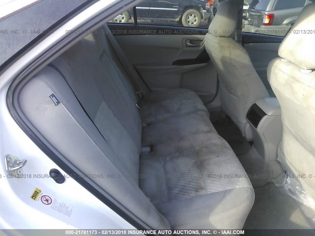 4T4BF1FK9FR480919 - 2015 TOYOTA CAMRY LE/XLE/SE/XSE WHITE photo 8