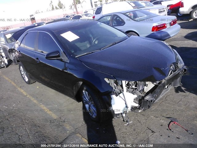 4T1BF1FK0FU097705 - 2015 TOYOTA CAMRY LE/XLE/SE/XSE BLACK photo 1