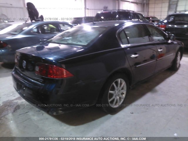 1G4HD57238U142080 - 2008 BUICK LUCERNE CXL BLUE photo 4