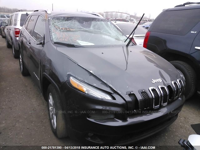 1C4PJMCS3GW140325 - 2016 JEEP CHEROKEE LATITUDE GRAY photo 1