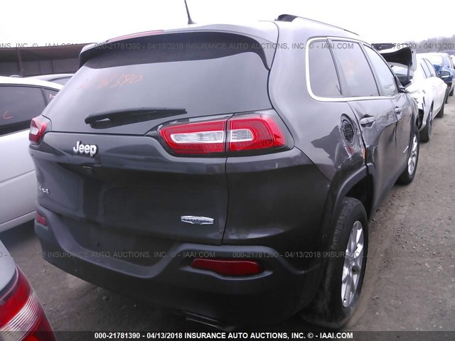 1C4PJMCS3GW140325 - 2016 JEEP CHEROKEE LATITUDE GRAY photo 4