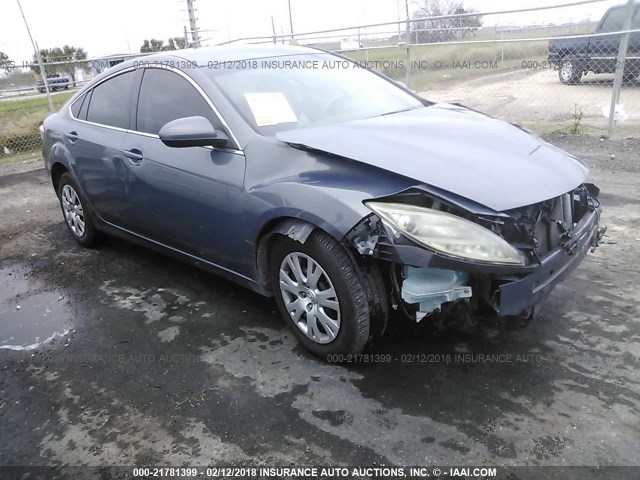 1YVHZ8BH3A5M39721 - 2010 MAZDA 6 I GRAY photo 1