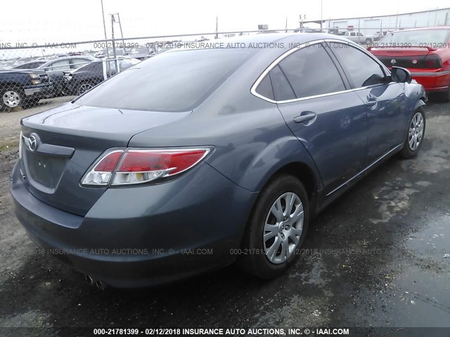 1YVHZ8BH3A5M39721 - 2010 MAZDA 6 I GRAY photo 4