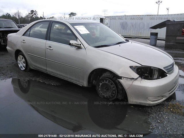 4T1BE32K73U701427 - 2003 TOYOTA CAMRY LE/XLE/SE ოქროსფერი ფოტო 1