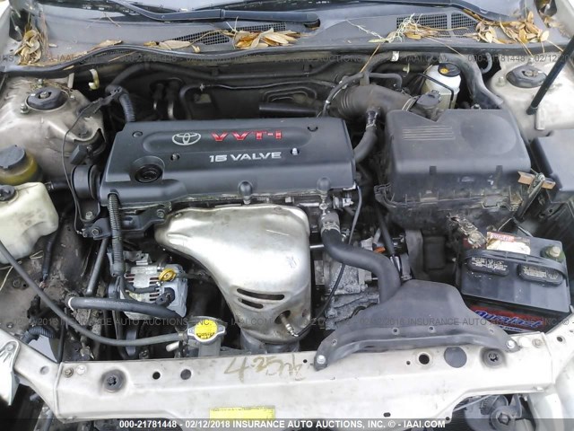 4T1BE32K73U701427 - 2003 TOYOTA CAMRY LE/XLE/SE ოქროსფერი ფოტო 10