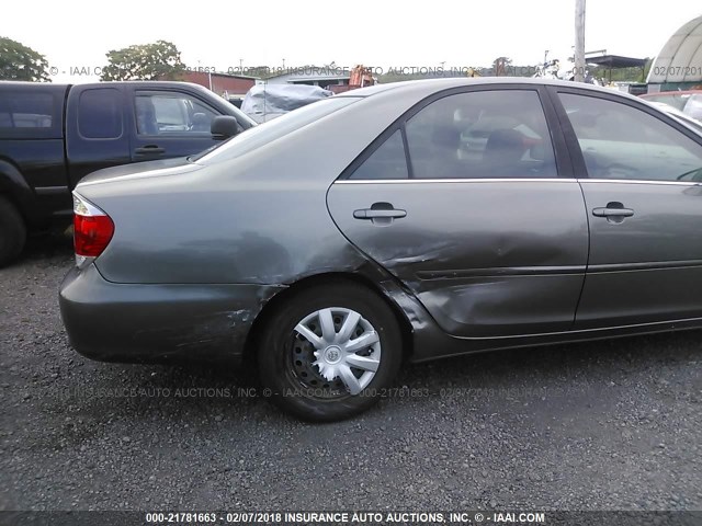 JTDBE32KX53019493 - 2005 TOYOTA CAMRY LE/XLE/SE GRAY photo 6