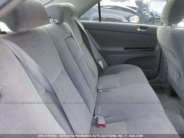 JTDBE32KX53019493 - 2005 TOYOTA CAMRY LE/XLE/SE GRAY photo 8