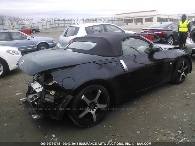 JN1AZ36A16M457531 - 2006 NISSAN 350Z ROADSTER BLACK photo 4