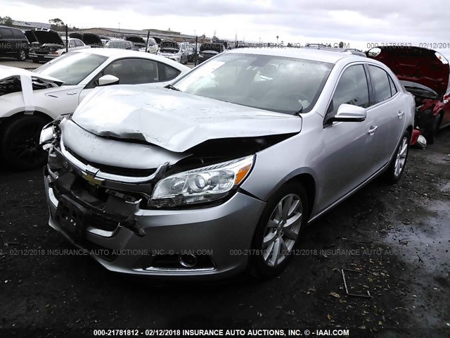 1G11E5SA4GF166692 - 2016 CHEVROLET MALIBU LIMITED LTZ GRAY photo 2