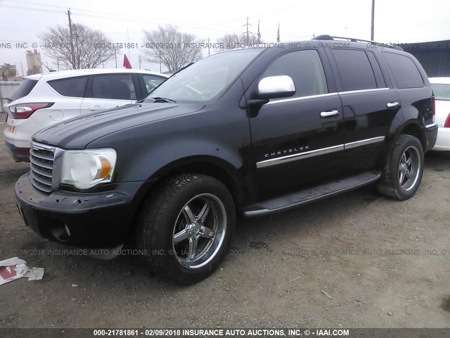 1A8HX58P47F558186 - 2007 CHRYSLER ASPEN LIMITED შავი ფოტო 2