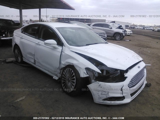 3FA6P0K97GR331868 - 2016 FORD FUSION TITANIUM WHITE photo 1