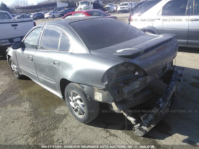 1G2NF52E74M662607 - 2004 PONTIAC GRAND AM SE1 GRAY photo 3