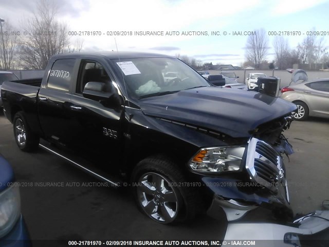 1C6RR7TT8JS154755 - 2018 RAM 1500 SLT Dark Blue photo 1