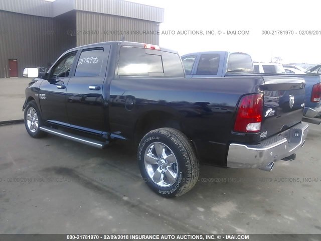 1C6RR7TT8JS154755 - 2018 RAM 1500 SLT Dark Blue photo 3