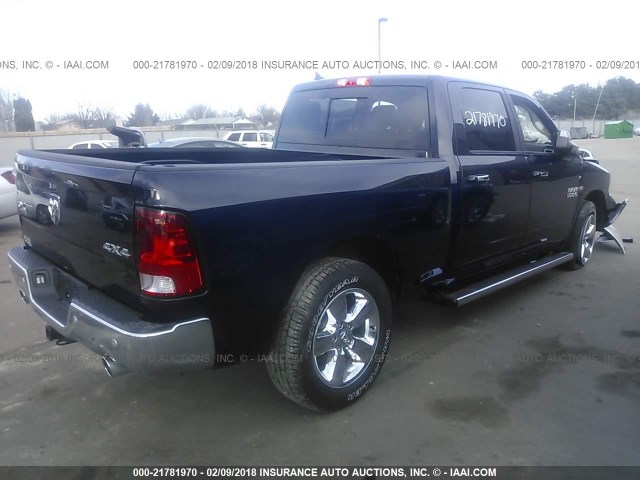 1C6RR7TT8JS154755 - 2018 RAM 1500 SLT Dark Blue photo 4