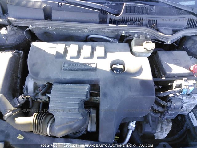 1G8AL55B77Z146169 - 2007 SATURN ION LEVEL 3 BLACK photo 10