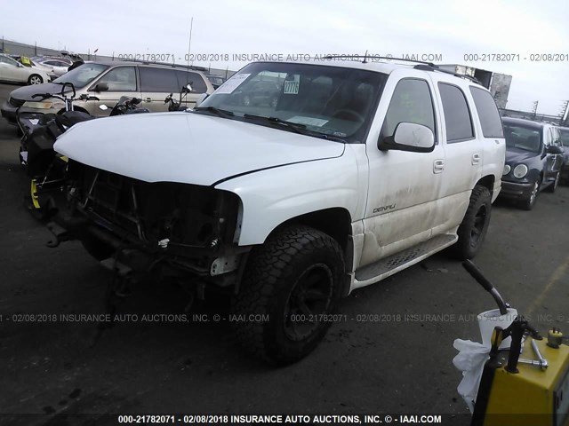 1GKEK63U62J126642 - 2002 GMC DENALI WHITE photo 2