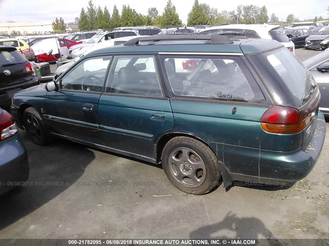 4S3BK4357X7301433 - 1999 SUBARU LEGACY L/30TH ANNIVERSARY L GREEN photo 3