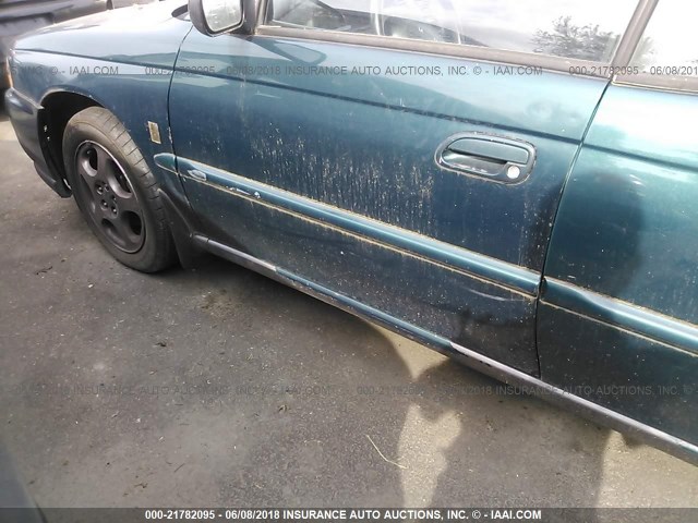 4S3BK4357X7301433 - 1999 SUBARU LEGACY L/30TH ANNIVERSARY L GREEN photo 6