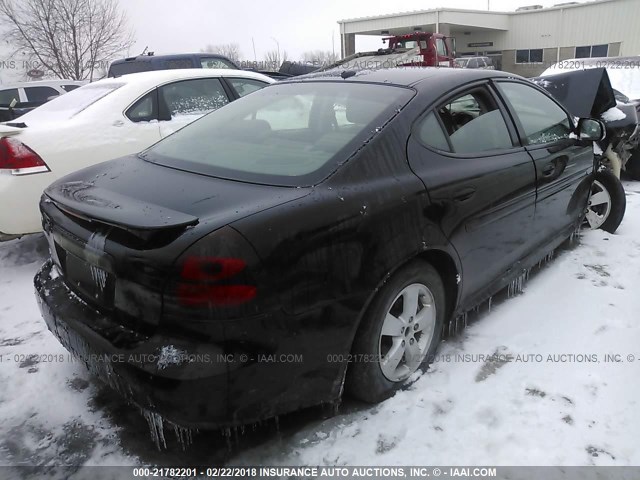 2G2WP552961131460 - 2006 PONTIAC GRAND PRIX BLACK photo 4