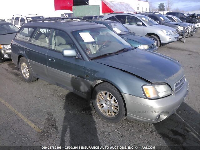 4S3BH806527628148 - 2002 SUBARU LEGACY OUTBACK H6 3.0 LL BEAN 绿色 照片 1