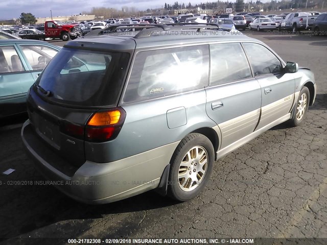 4S3BH806527628148 - 2002 SUBARU LEGACY OUTBACK H6 3.0 LL BEAN 绿色 照片 4