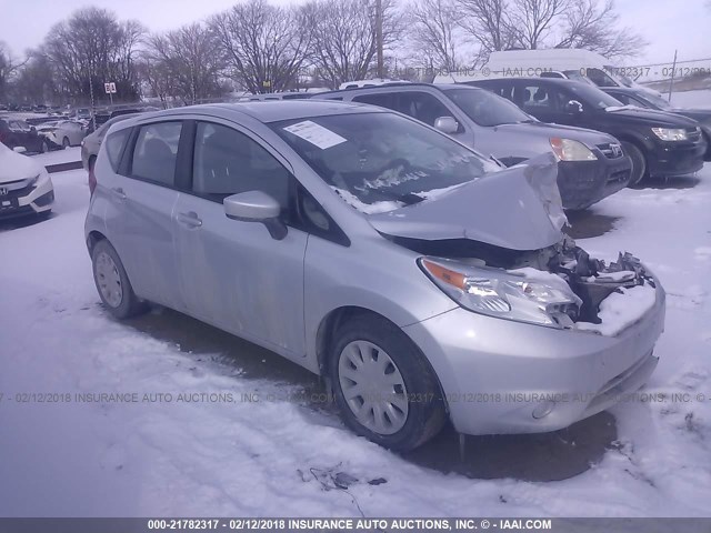 3N1CE2CP1FL439998 - 2015 NISSAN VERSA NOTE S/S PLUS/SV/SL/SR SILVER photo 1