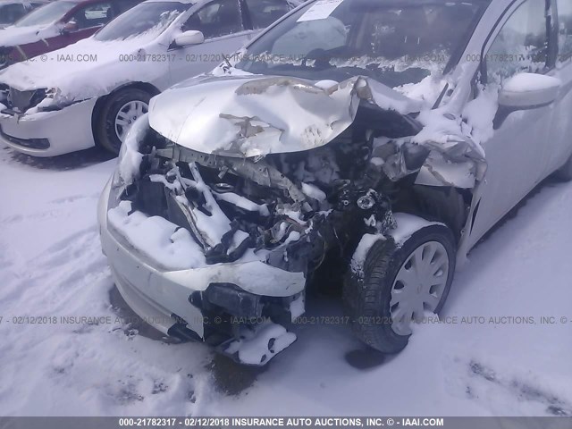 3N1CE2CP1FL439998 - 2015 NISSAN VERSA NOTE S/S PLUS/SV/SL/SR SILVER photo 6