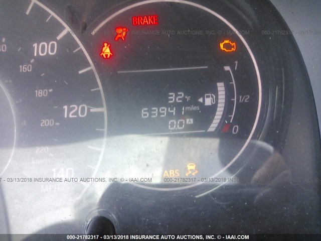 3N1CE2CP1FL439998 - 2015 NISSAN VERSA NOTE S/S PLUS/SV/SL/SR SILVER photo 7