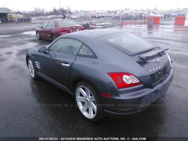 1C3LN69LX8X075231 - 2008 CHRYSLER CROSSFIRE LIMITED GRAY photo 3