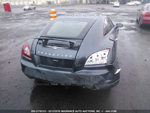 1C3LN69LX8X075231 - 2008 CHRYSLER CROSSFIRE LIMITED GRAY photo 6