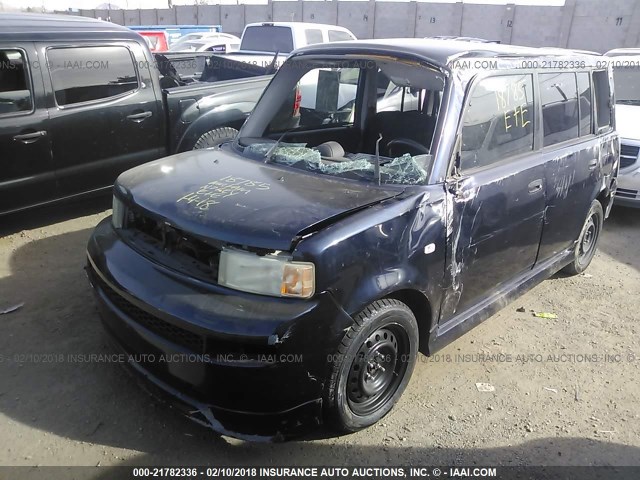JTLKT324X64124087 - 2006 TOYOTA SCION XB მუქი ლურჯი ფოტო 2